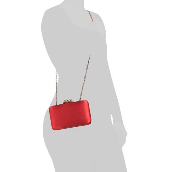 NATASHA Crystal Satin Clutch - Picture 5 of 5